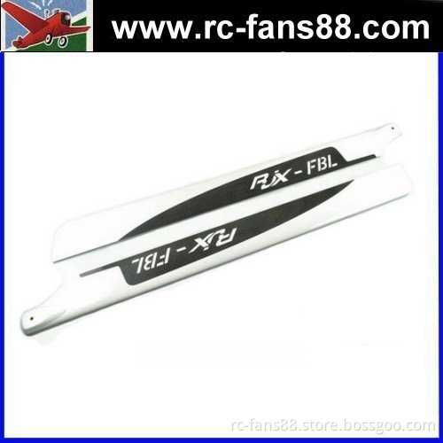 High Quality 690MM Flybarless Carbon Fiber Main Blades (690mm) for RC Flybarless Helicopter